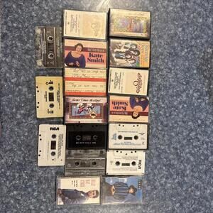 Assorted Cassette Tapes Lot Of 17